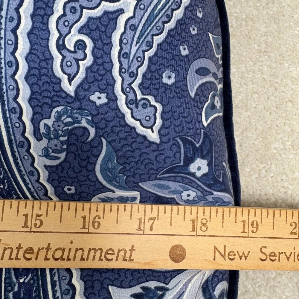 Ralph Lauren Home Blue Paisley Pillow Cover 18x18 Accent Decor